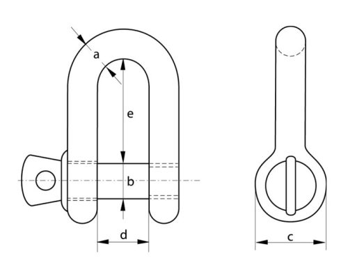 Large Dee Shackle