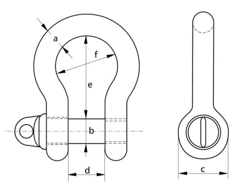 Small Bow Shackle