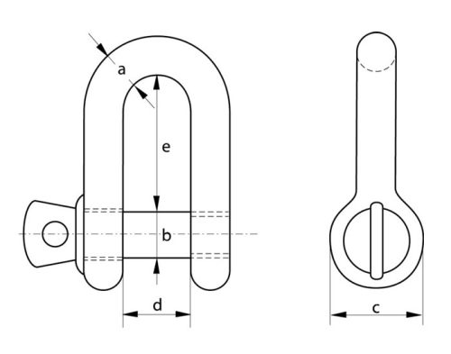 Small Dee Shackle